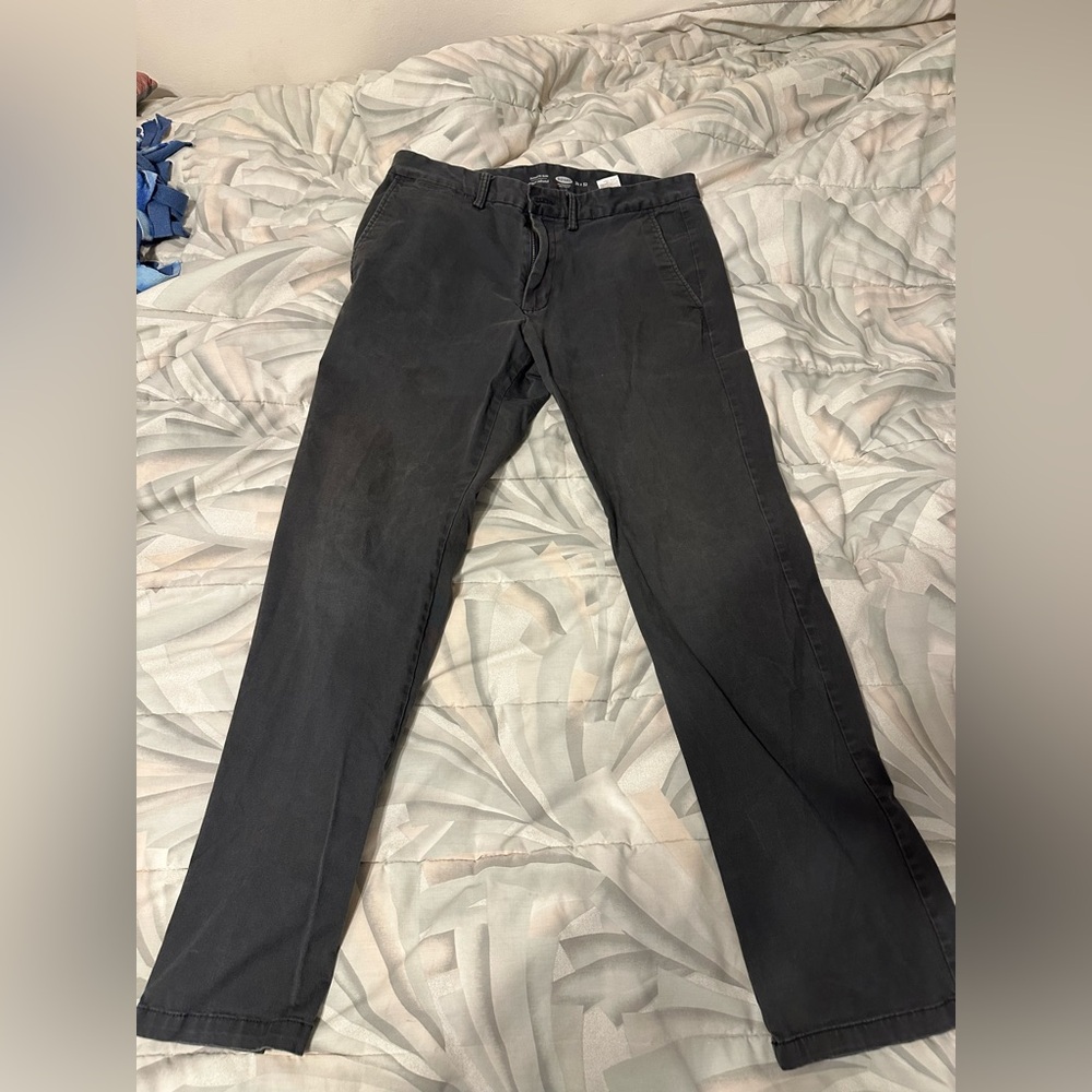 Ultimate Slim Black Chinos - Old Navy